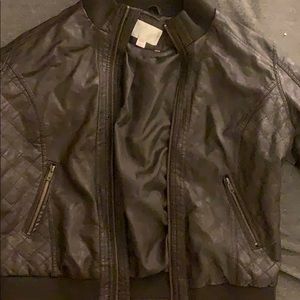 Leather jacket